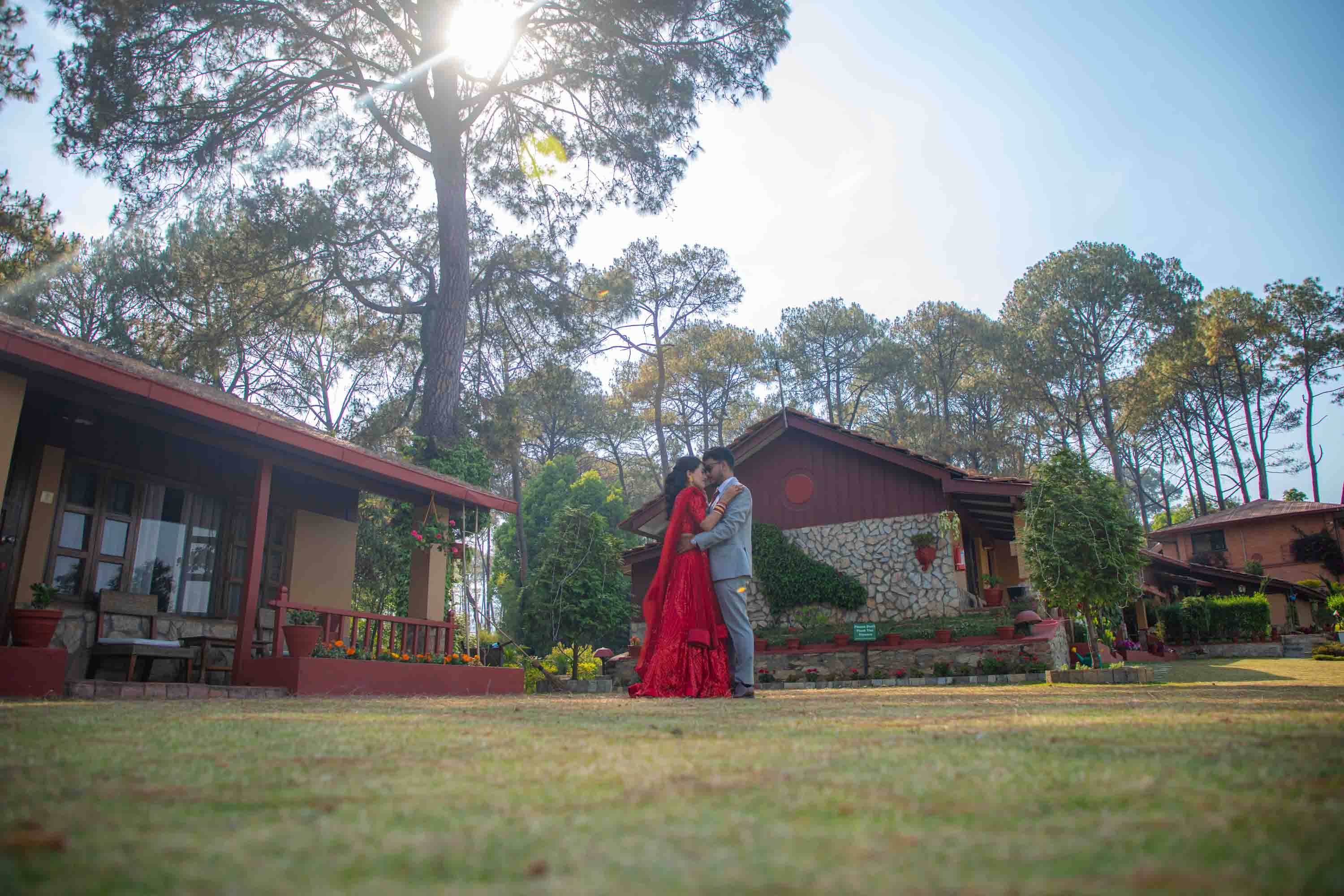 Wedding photography in action